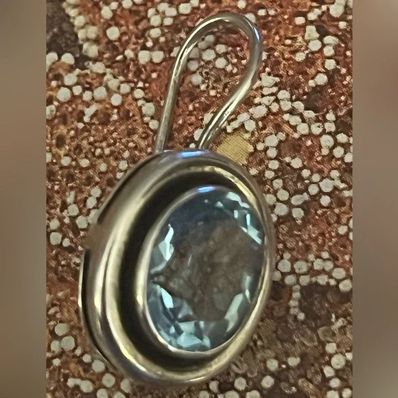 SINGLE EARRING ONLY: Silpada Blue Topaz
Earring. - Picture 3 of 5